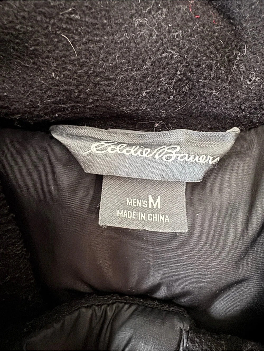 Men’s Eddie Bauer Black Quilted Insulated Vest - Size M